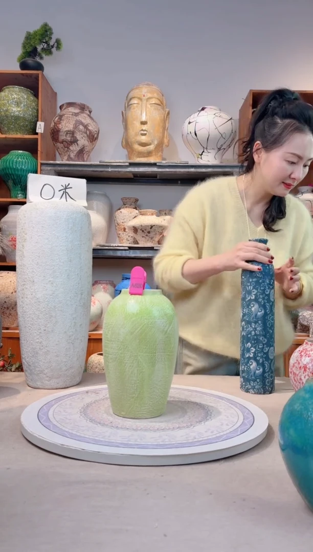 瓶陶瓷花瓶 无花  福利 a620