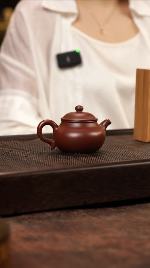 茶壶紫砂李丹紫袍玉砂莲子