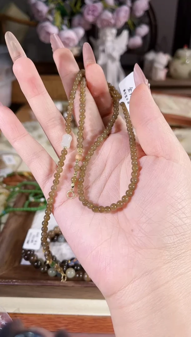 项链银S925镶嵌和田玉多样性发货其一孤品默认微瑕