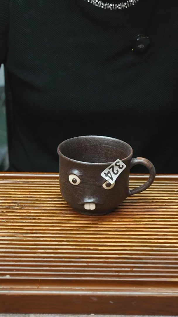 万古烧粗陶手工茶具*