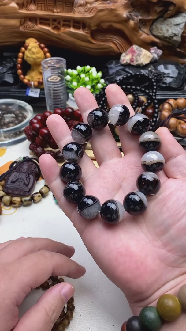 【闪购商品】玛瑙/玉髓手链合金玛瑙1.8