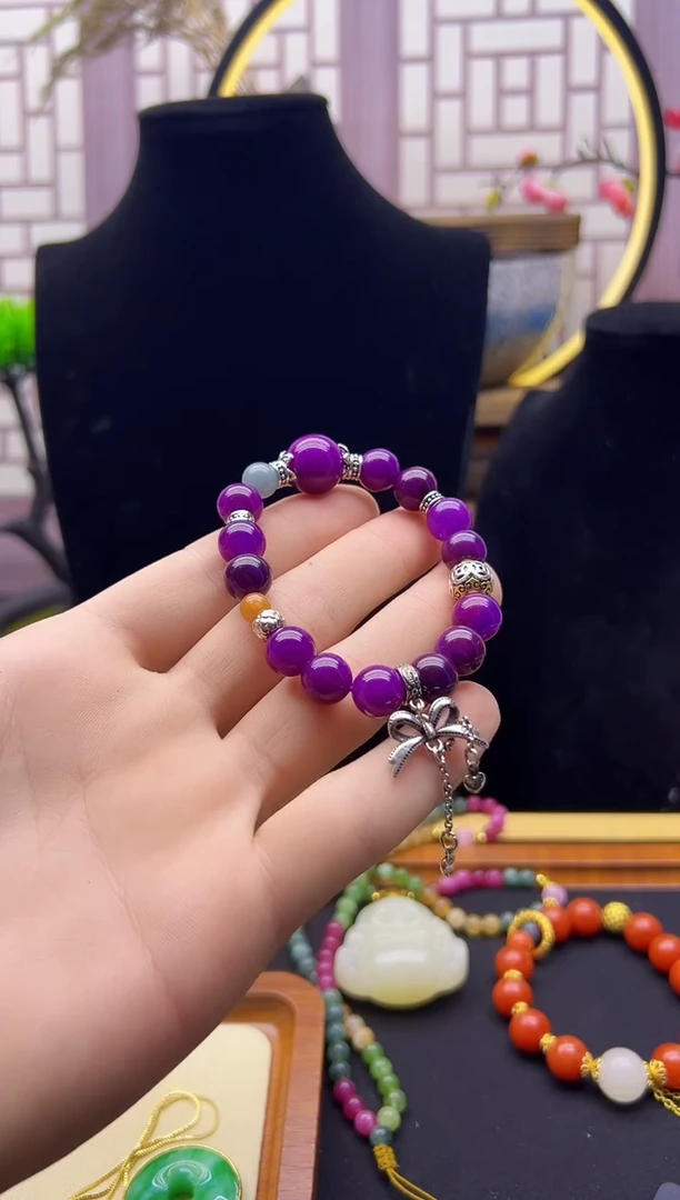 【闪购商品】苏纪石（舒俱来）手链银S925镶嵌S271