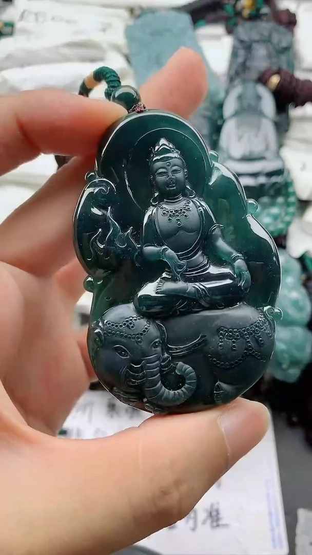 翡翠未镶嵌颈饰88888888