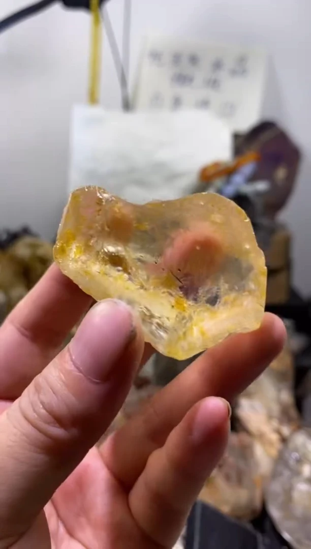 未镶嵌珠宝半成品水晶15号马岛开窗万花筒