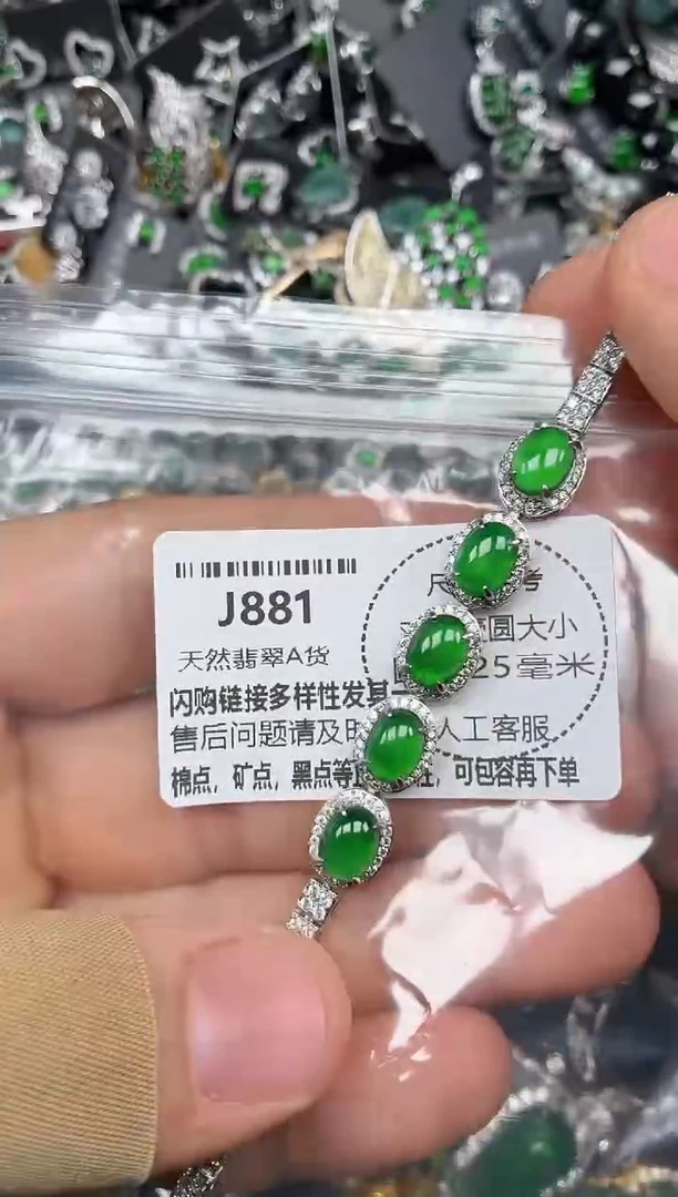 颈饰未镶嵌翡翠J881手链