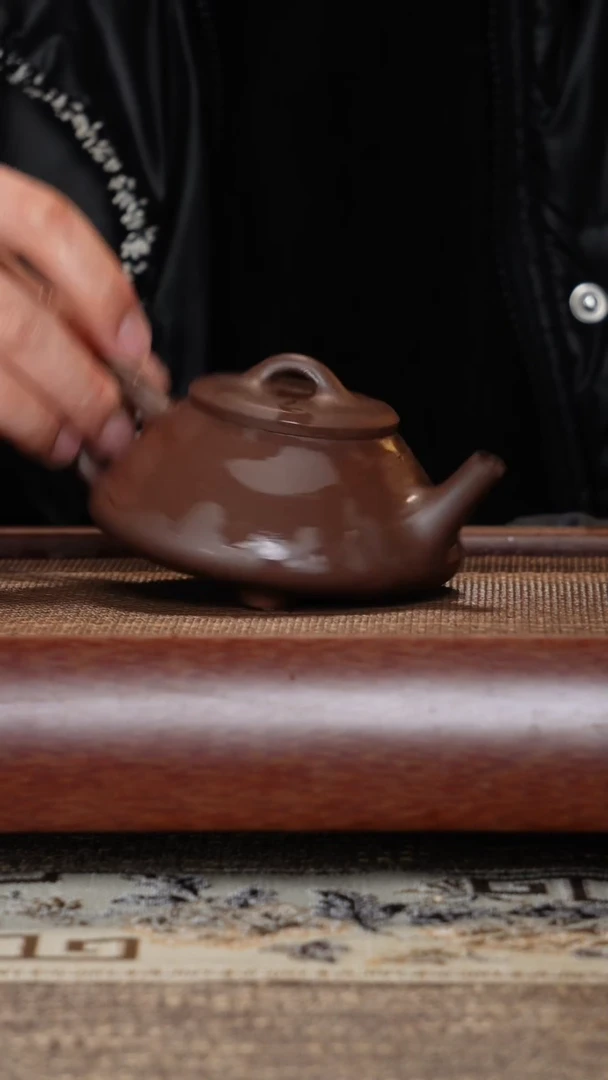 【闪购商品】紫砂茶壶微瑕任瓢天青半手工