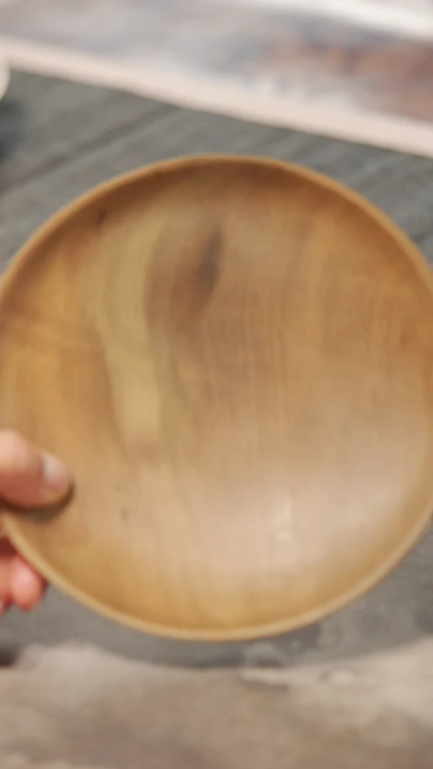 【闪购商品】金丝楠木雕176原木款点心盘