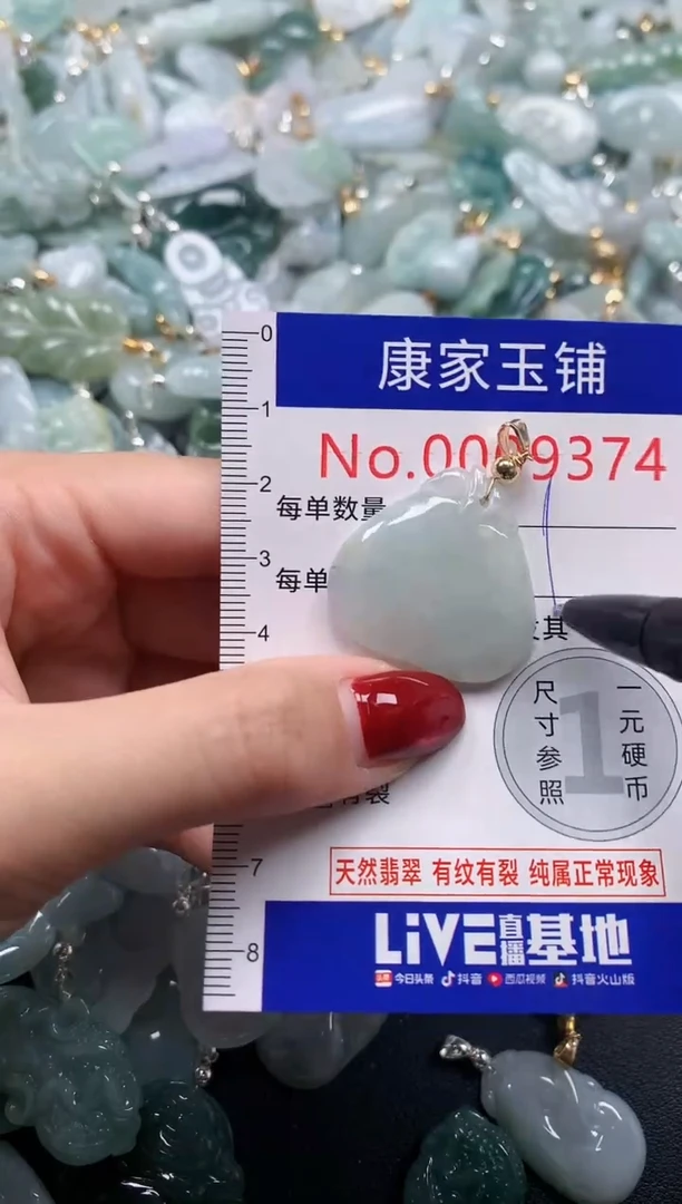 颈饰未镶嵌翡翠9374