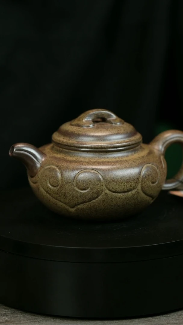 茶壶紫砂@*哥H1947李琴段泥如意仿古