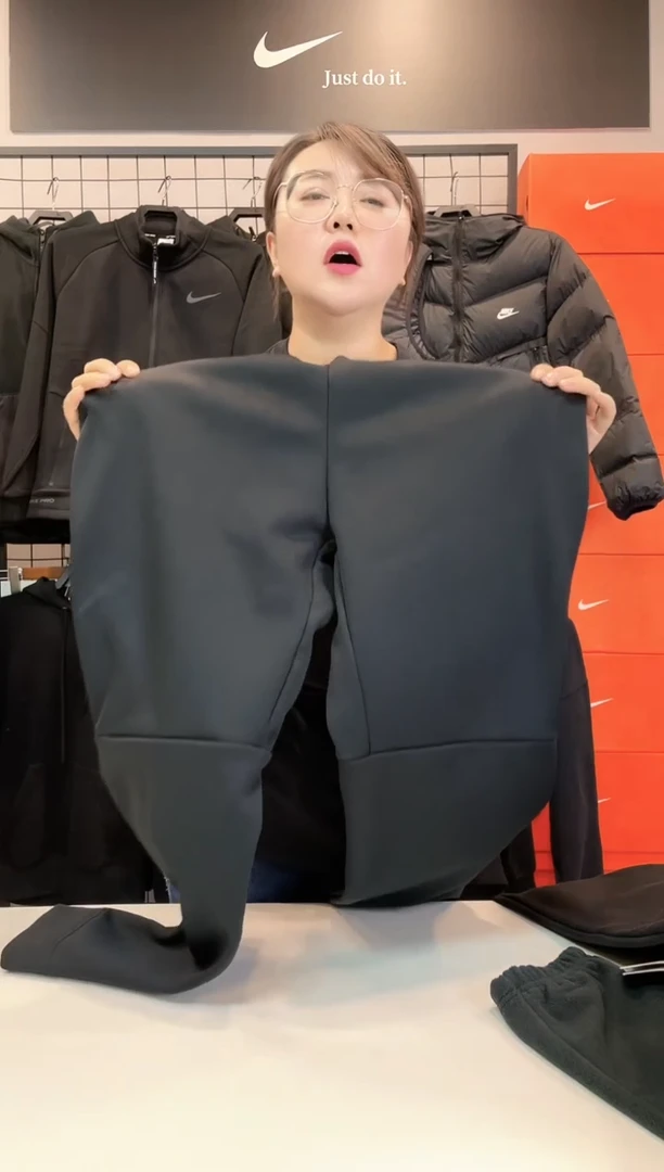 2123 华夫格子长裤L码130-150斤 不退换