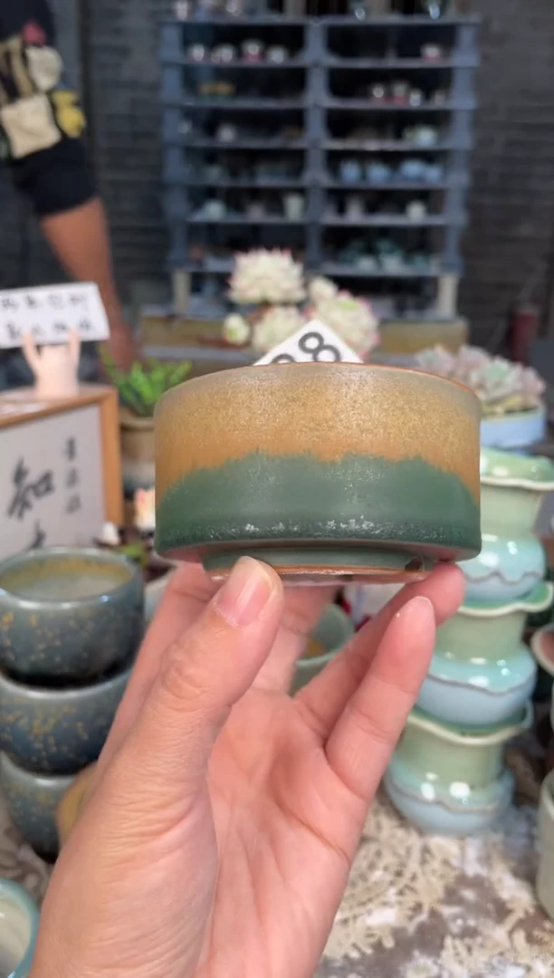 瓷片688知木小芳花盆