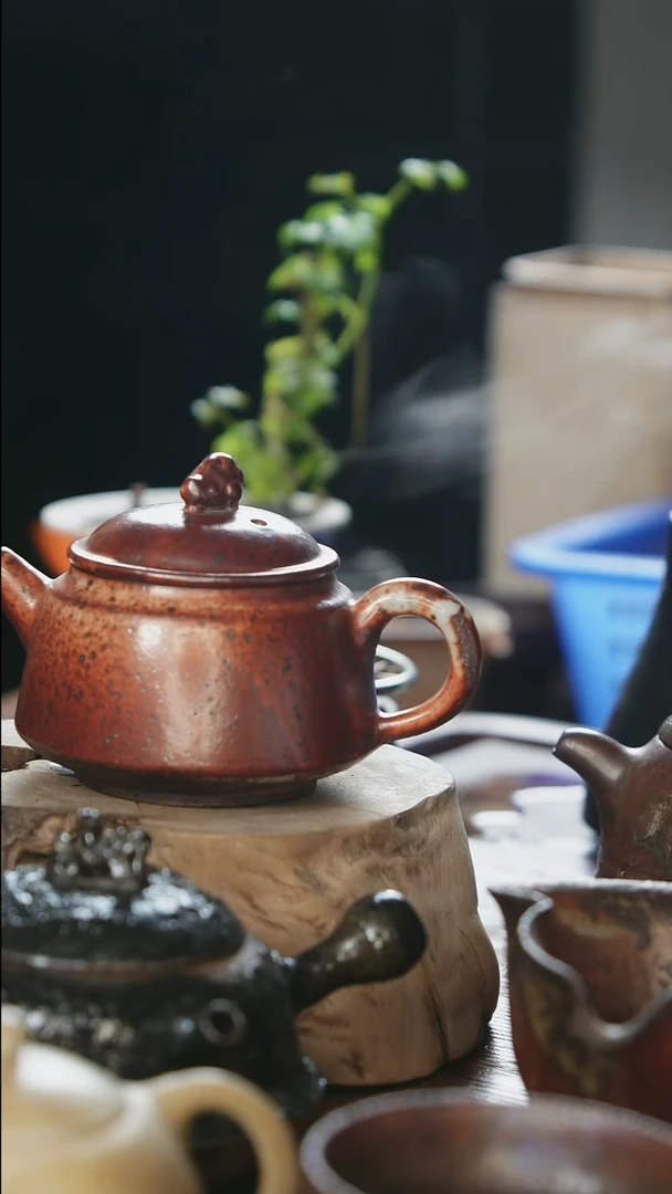 紫砂全手工正把方尊
