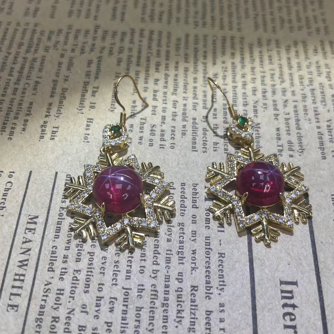 DYJC085 红色耳钉