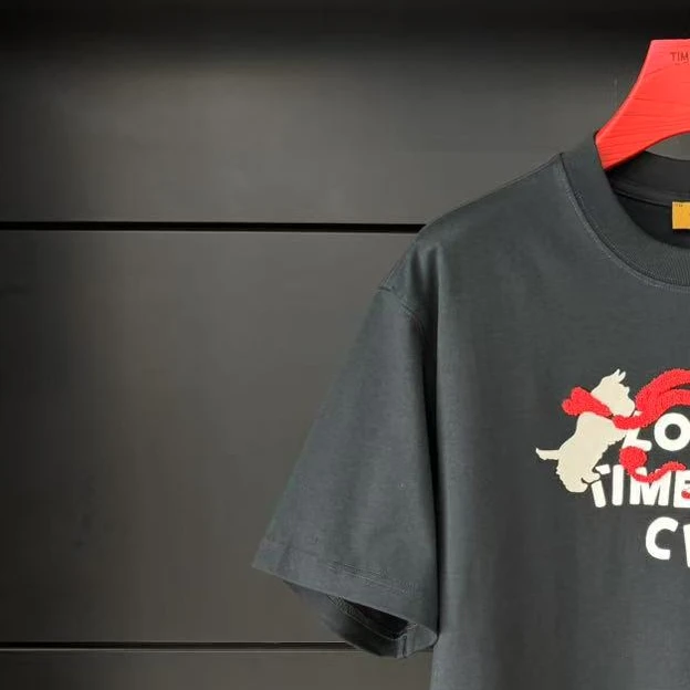 【TIME BOKAN/质感1奢高定潮流个性设计百搭男士短袖【9397