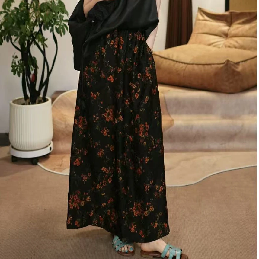 【玉洁定制】"七里香"桑蚕丝百搭时尚半身裙LBW25004