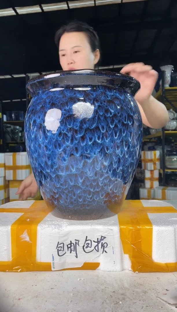 宜兴紫砂粗陶花盆28/31