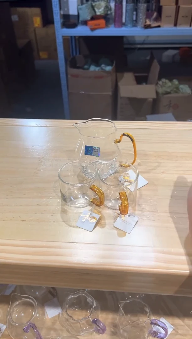 禾器-颂妍茶海-琥珀色+清禾杯琥珀2只