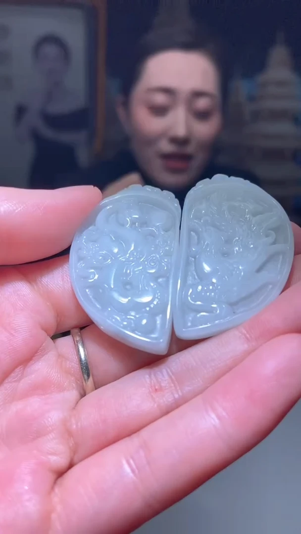 颈饰未镶嵌翡翠12.9天然翡翠A货04（商品多样性发其一）