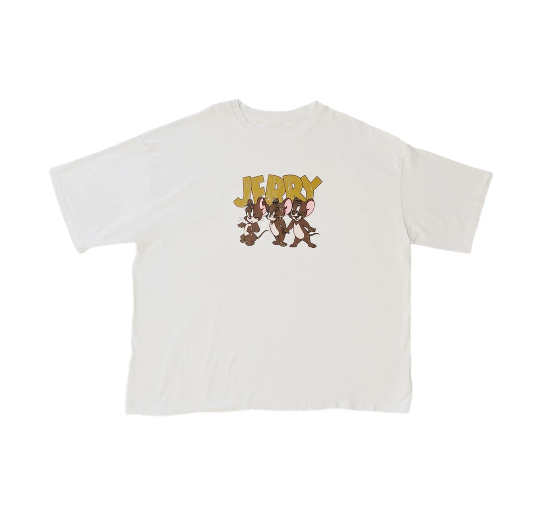 【雾空潮服】夏季宽松大码潮牌印花T恤