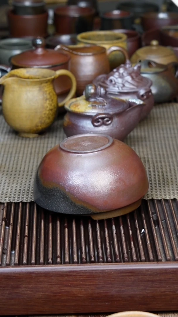 紫砂柴烧大碗