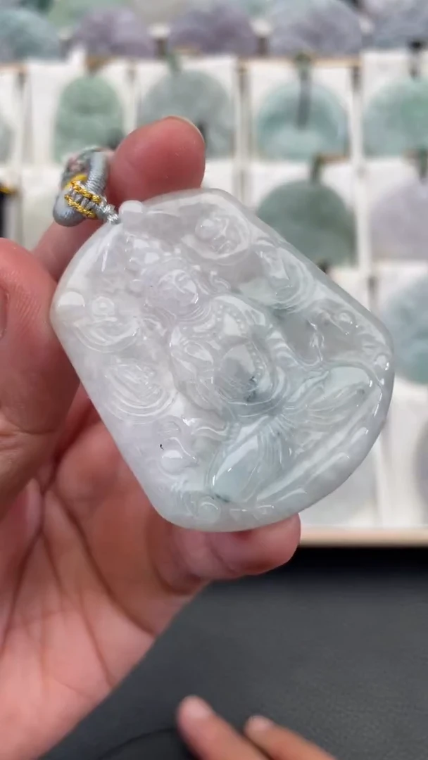 颈饰未镶嵌翡翠天然缅甸翡翠A货321