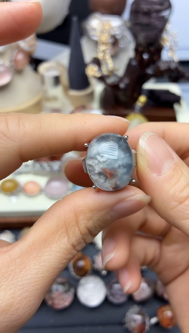 银S925镶嵌珠宝半成品水晶好**至定制定制