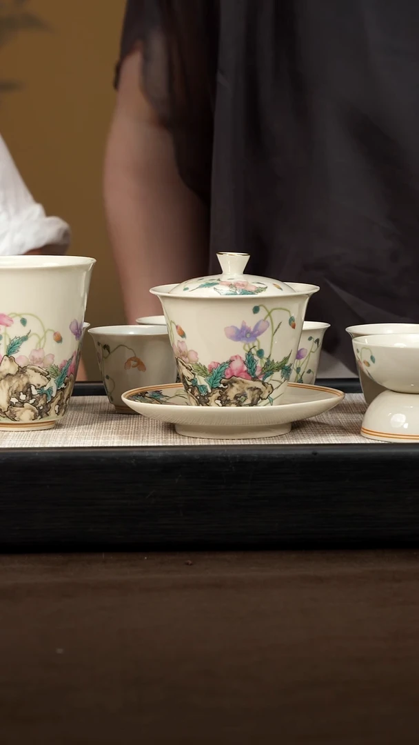 茶壶紫砂【P007】蝶恋花套具