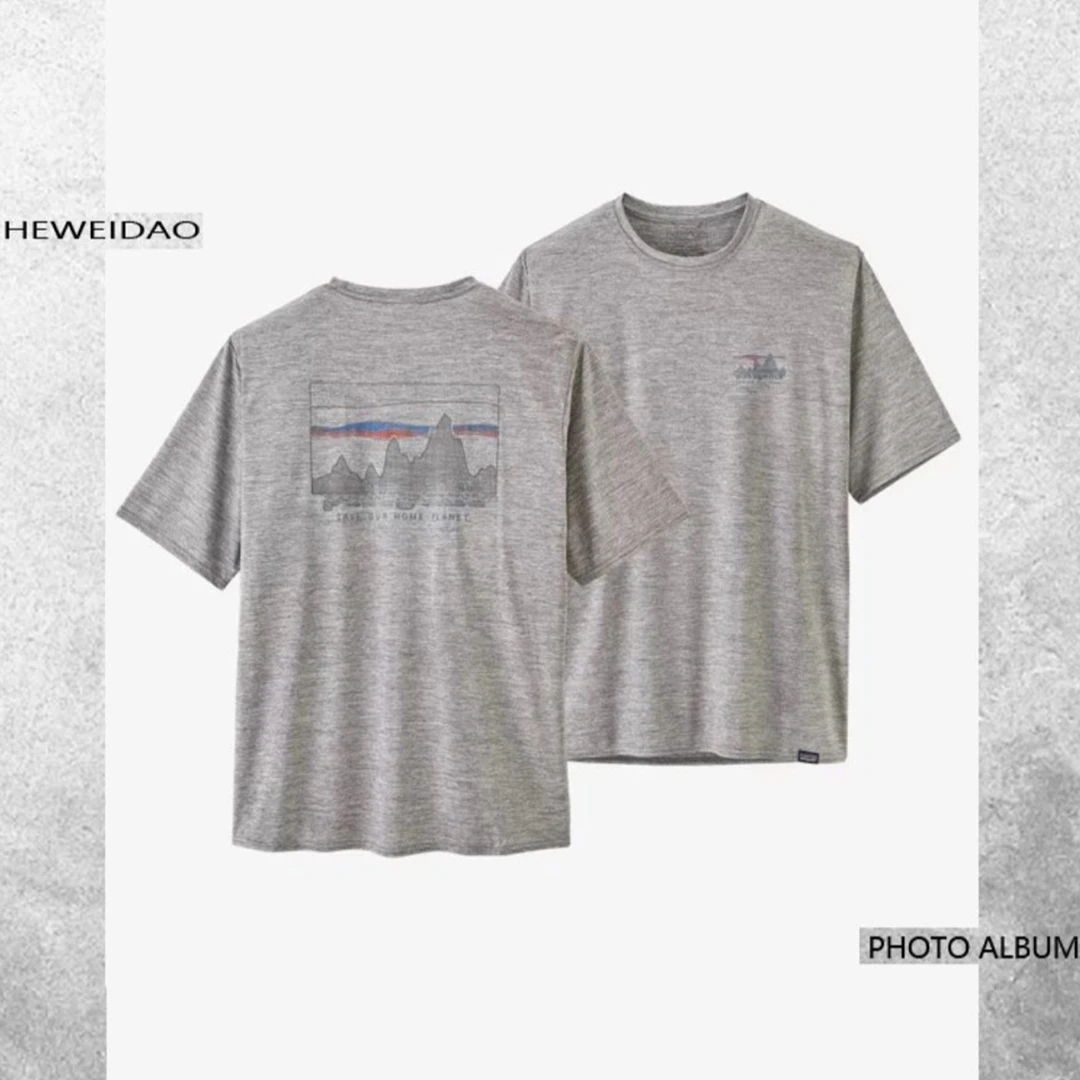 C1夏季速干短袖运动男士上衣户外圆领T恤