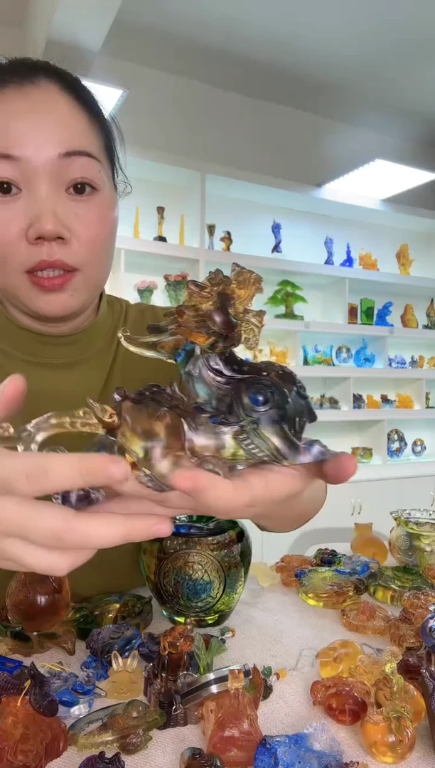 手工艺品琉璃貔貅大20cm