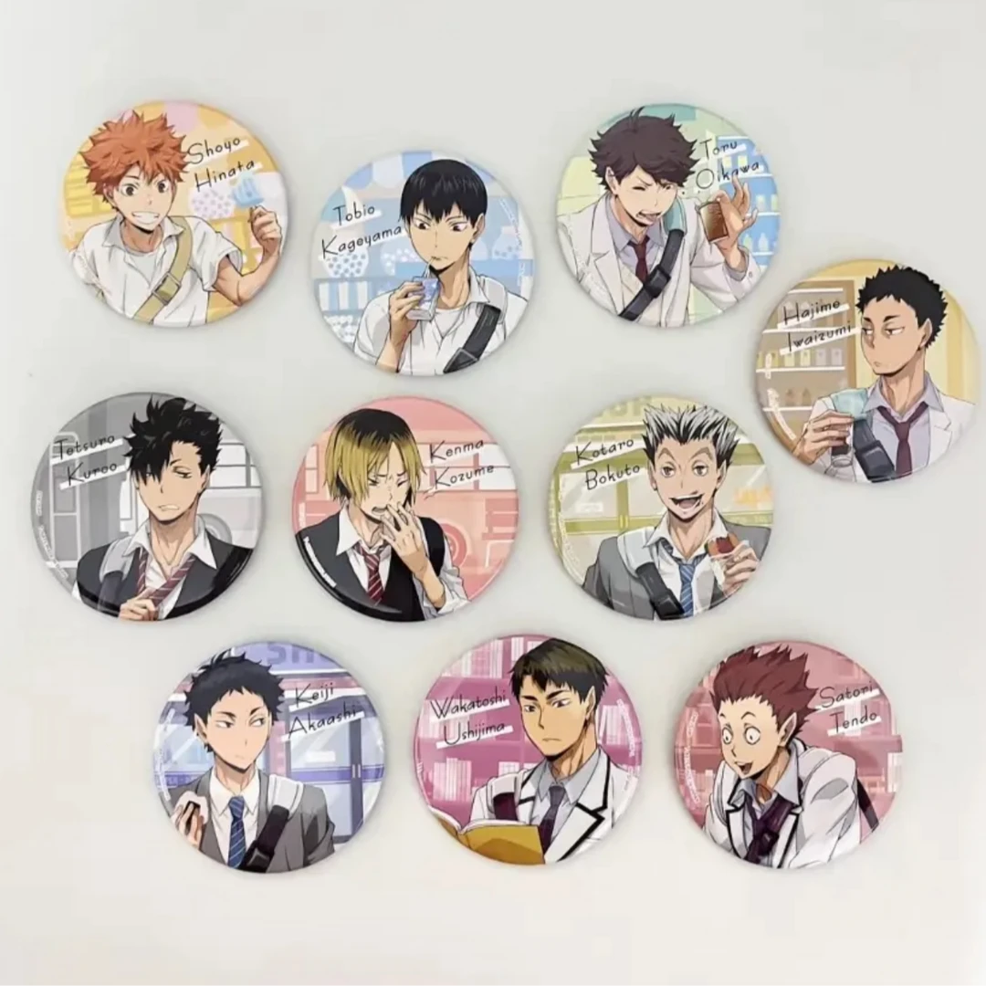 排球少年 下校吧唧徽章 日谷盲盒