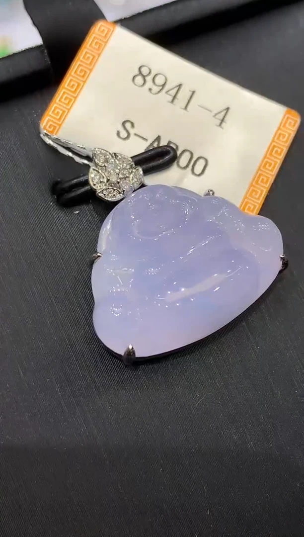 翡翠18K金镶嵌吊坠(不含链)YS多样性发其一