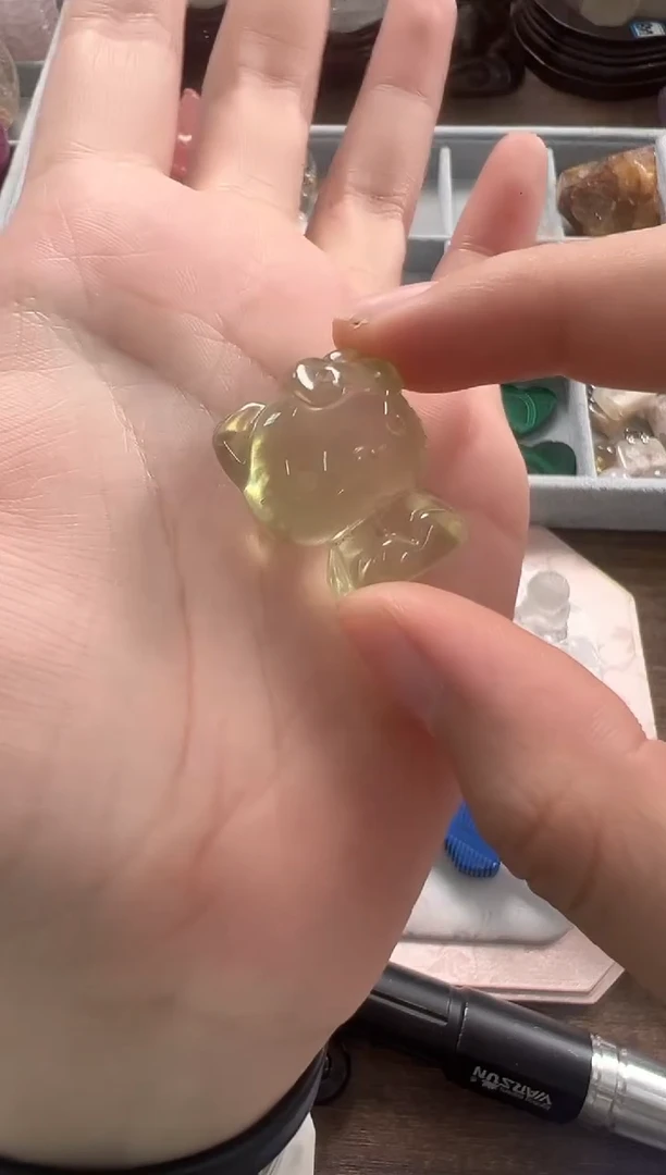 未镶嵌珠宝半成品水晶M642 约2.7cm