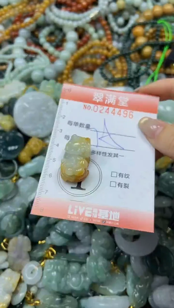 未镶嵌挂件翡翠闪购0244496