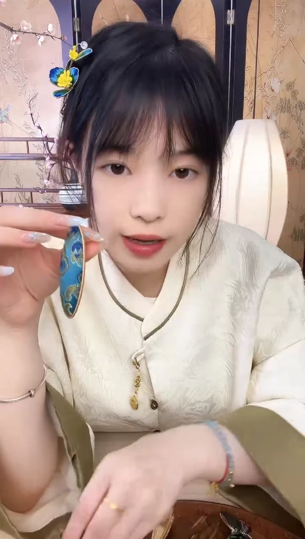 刺绣古典头饰步摇女清新发簪原创设计简约饰品民族风可爱