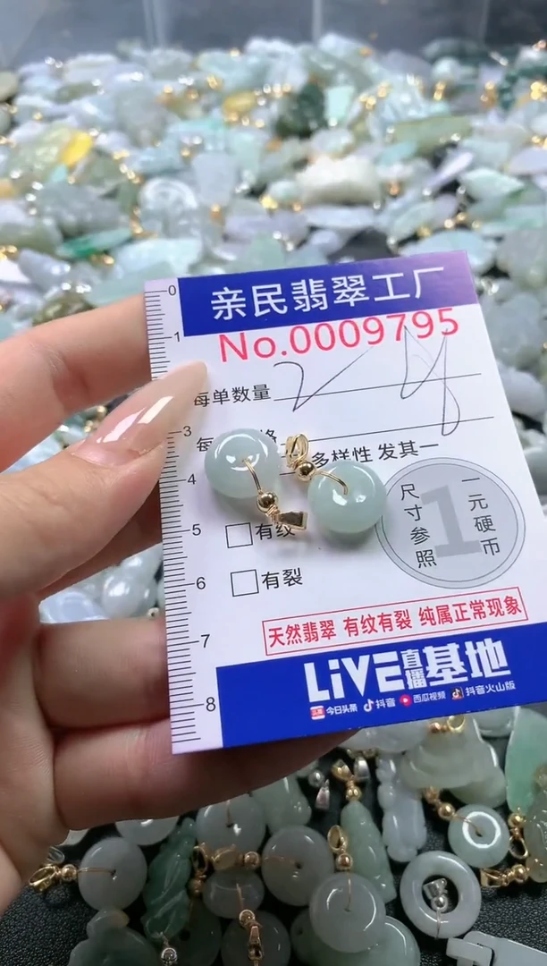 【闪购商品】翡翠吊坠(不含链)未镶嵌9795