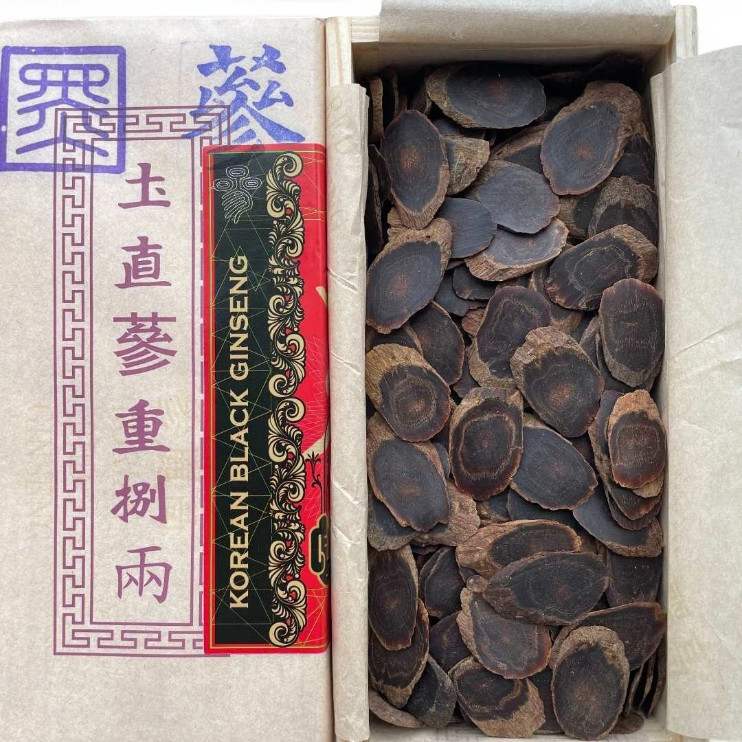 高丽参 韩种 精选 黑参瓜子片 天十 木盒 300g