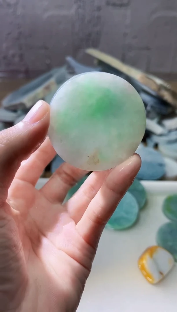 裸石翡翠翡翠a货正品玉石古陈459