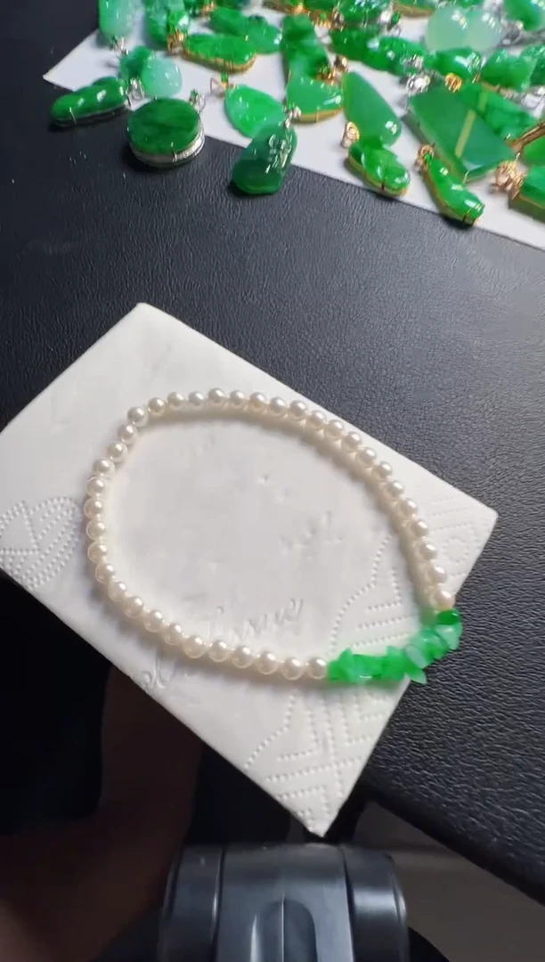 未镶嵌手链翡翠I*y9.9