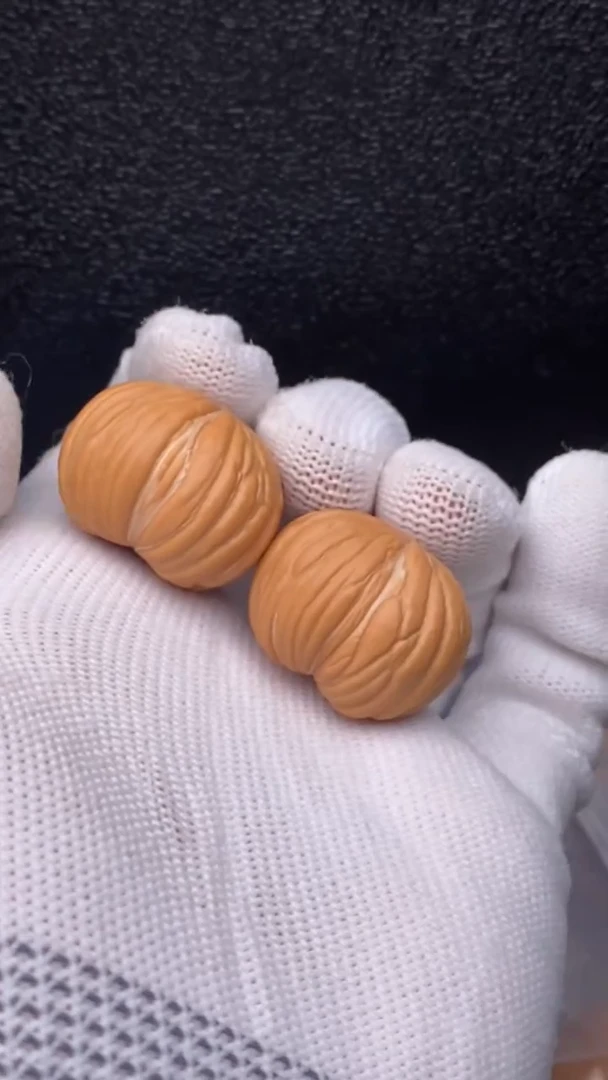 【闪购商品】文玩核桃把件金丝南瓜