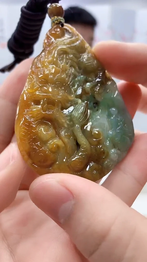 定制翡翠未镶嵌5028bb-毛货挂件9