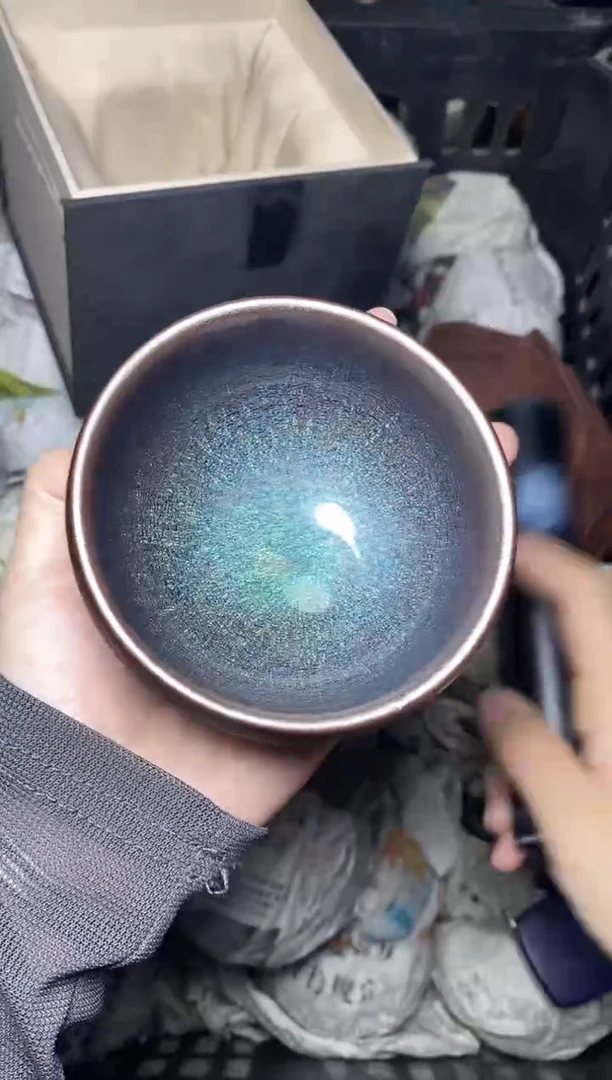 茶盏糖果 蓝钵 盏三疯建盏茶器