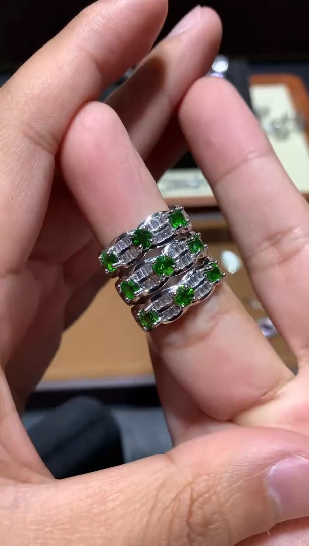 未镶嵌透辉石戒指R119【多样性发其一】