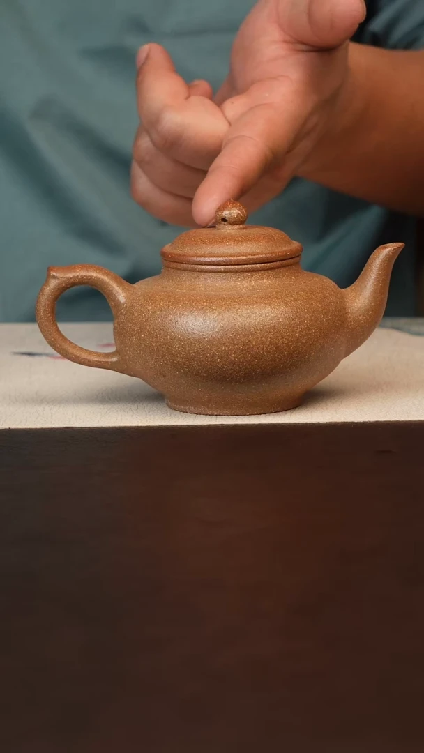 茶壶紫砂原矿紫砂高温封釉笑樱