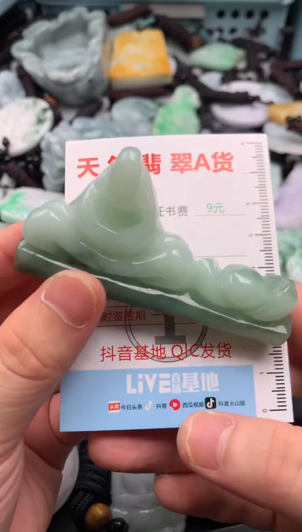 翡翠未镶嵌吊坠(不含链)1