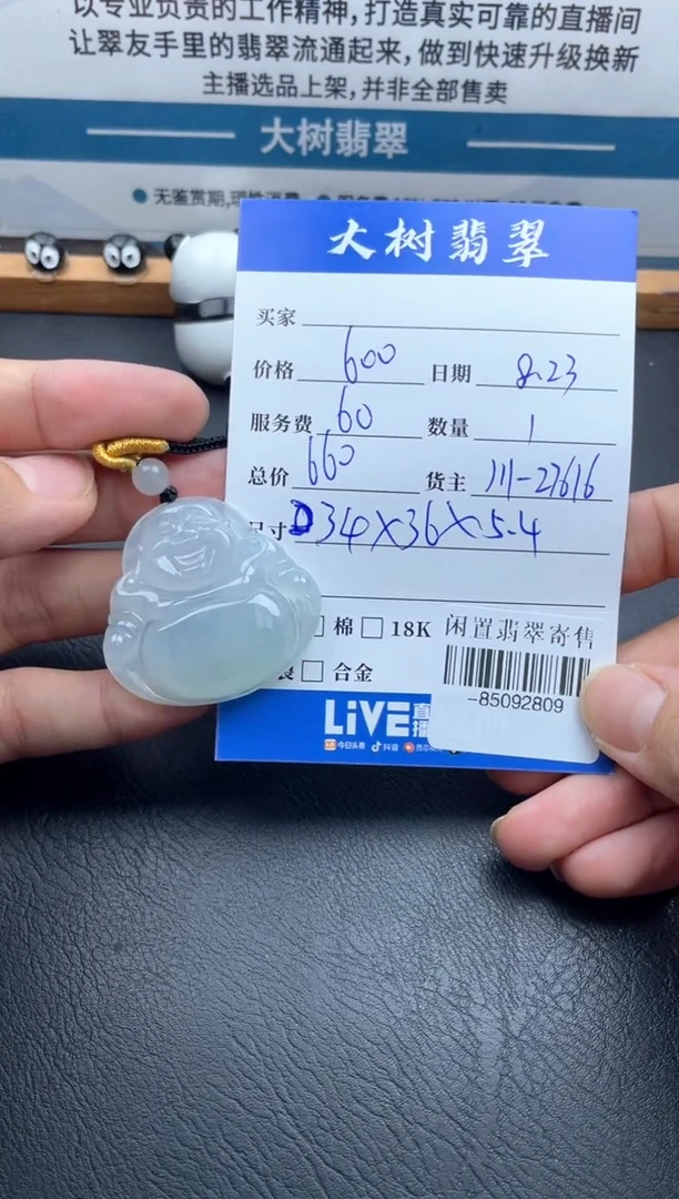 颈饰未镶嵌翡翠多人-85092809