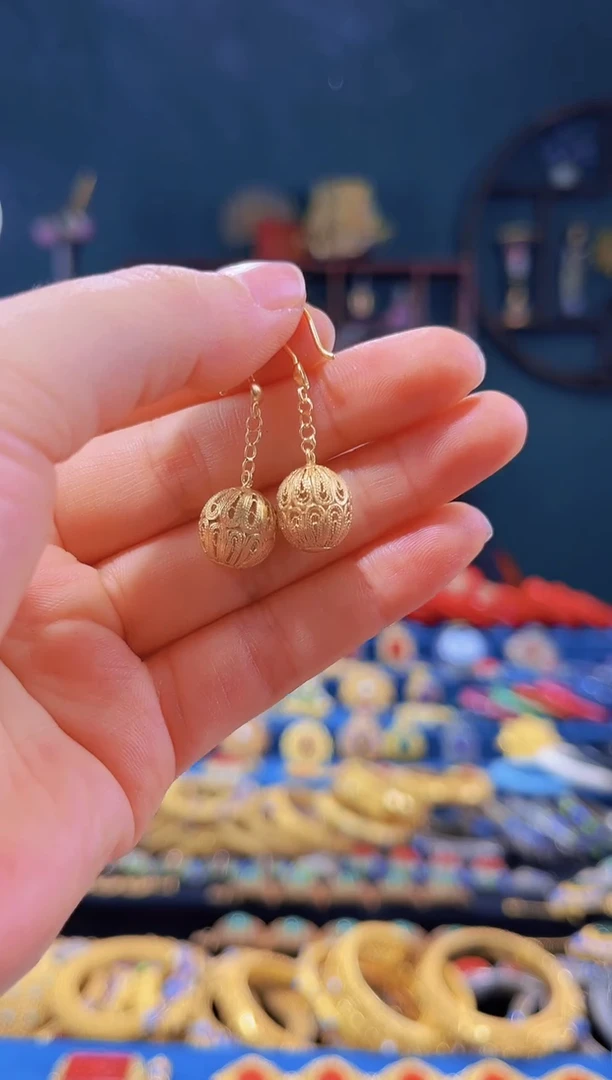 【闪购商品】非遗绝技 花丝耳环