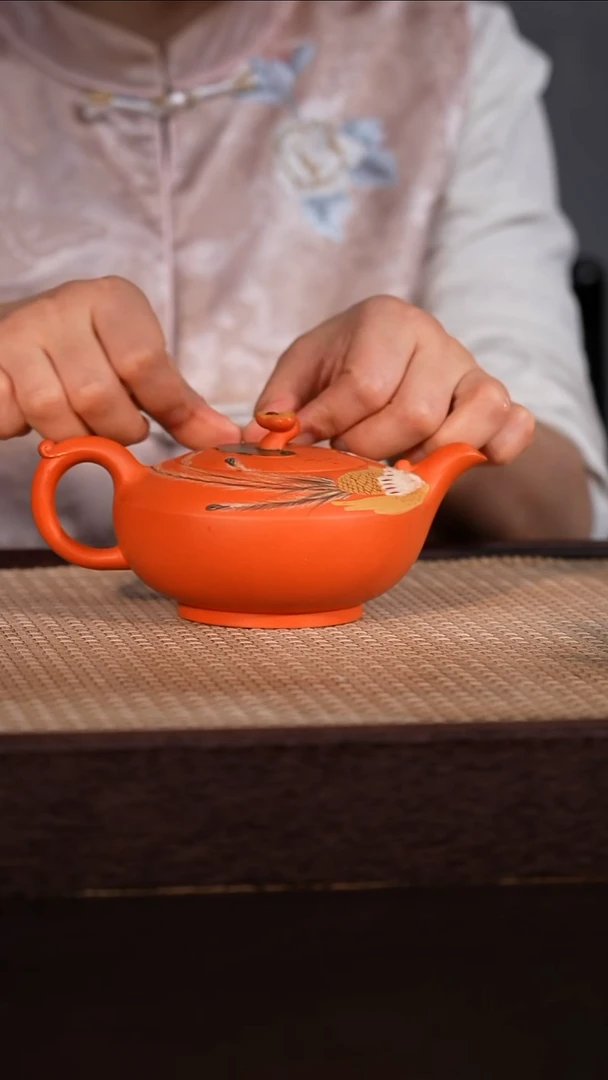 茶壶紫砂南红玉砂 340cc