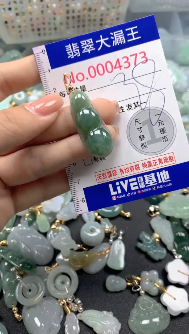 颈饰未镶嵌翡翠4373