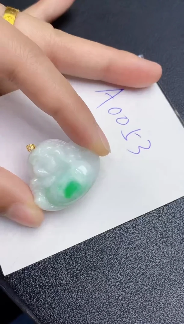 【闪购商品】翡翠颈饰18K金镶嵌000000000