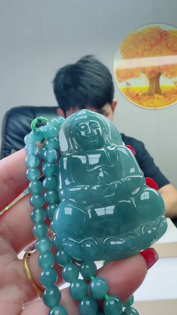 颈饰未镶嵌翡翠天然A货翡翠  多样性随机发其一